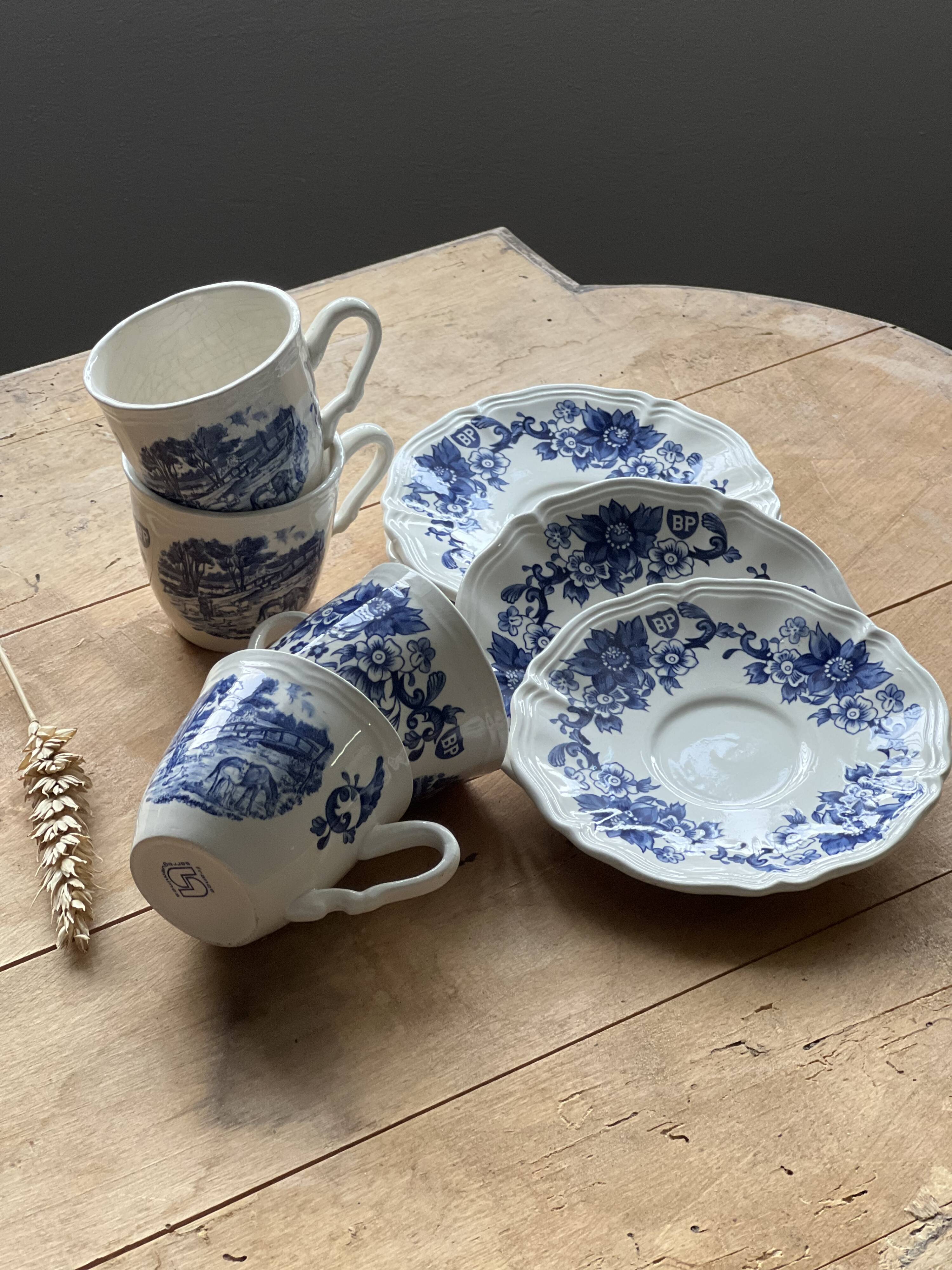 Sarreguemines BP advertising coffee cups