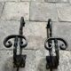 Pair of Medieval Style Wrought Iron Wall Brackets