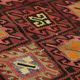 Turkish Handwoven Vintage Herki Kilim 84 cm x 345 cm