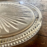 Oval pressed glass trifle art deco 1900