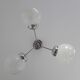 Vintage Murano Glass Pendant Lamp / Mazzega Sputnik Chandelier 1970's