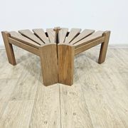 Set of two modular/side tables, Dittman, oak, Netherlands, 1970s.