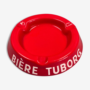 Cendrier en tôle émaillé Bière Tuborg Denmark - 15 cm