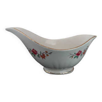 Moulin des loups semi-porcelain gravy boat