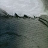 Magnificent portrait pencil drawing 19th century