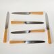set of 6 large bakelite toothed knives 1960
