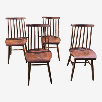 Suite de 4 chaises modèle Fanett d'Ilmari Tapiovaara