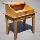 Bureau écritoire bois vintage, bureau bois vintage, secrétaire pupitre, meuble bois, décoration