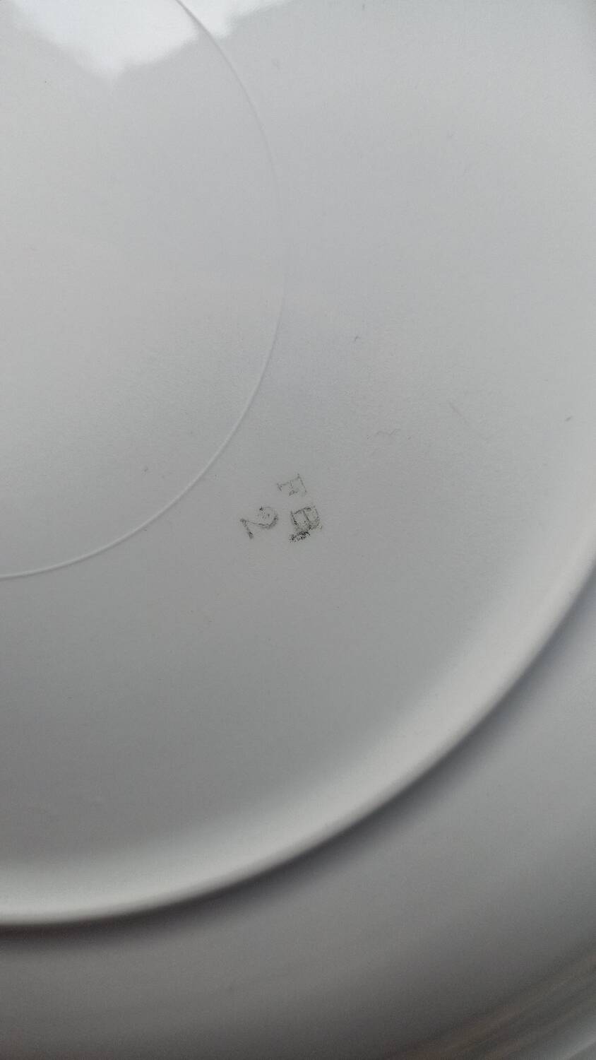 Yellow and white Fenal Badonviller dishes from the 1920s