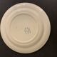 6 old blue flat plates La Samaritane Terre de Fer