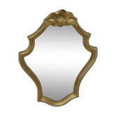 Louis XV style mirror guaranteed with water-gilded wood and gold leaf