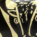 Picasso-inspired bull vase