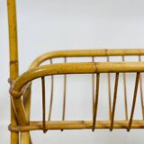 Wicker magazine rack 1960