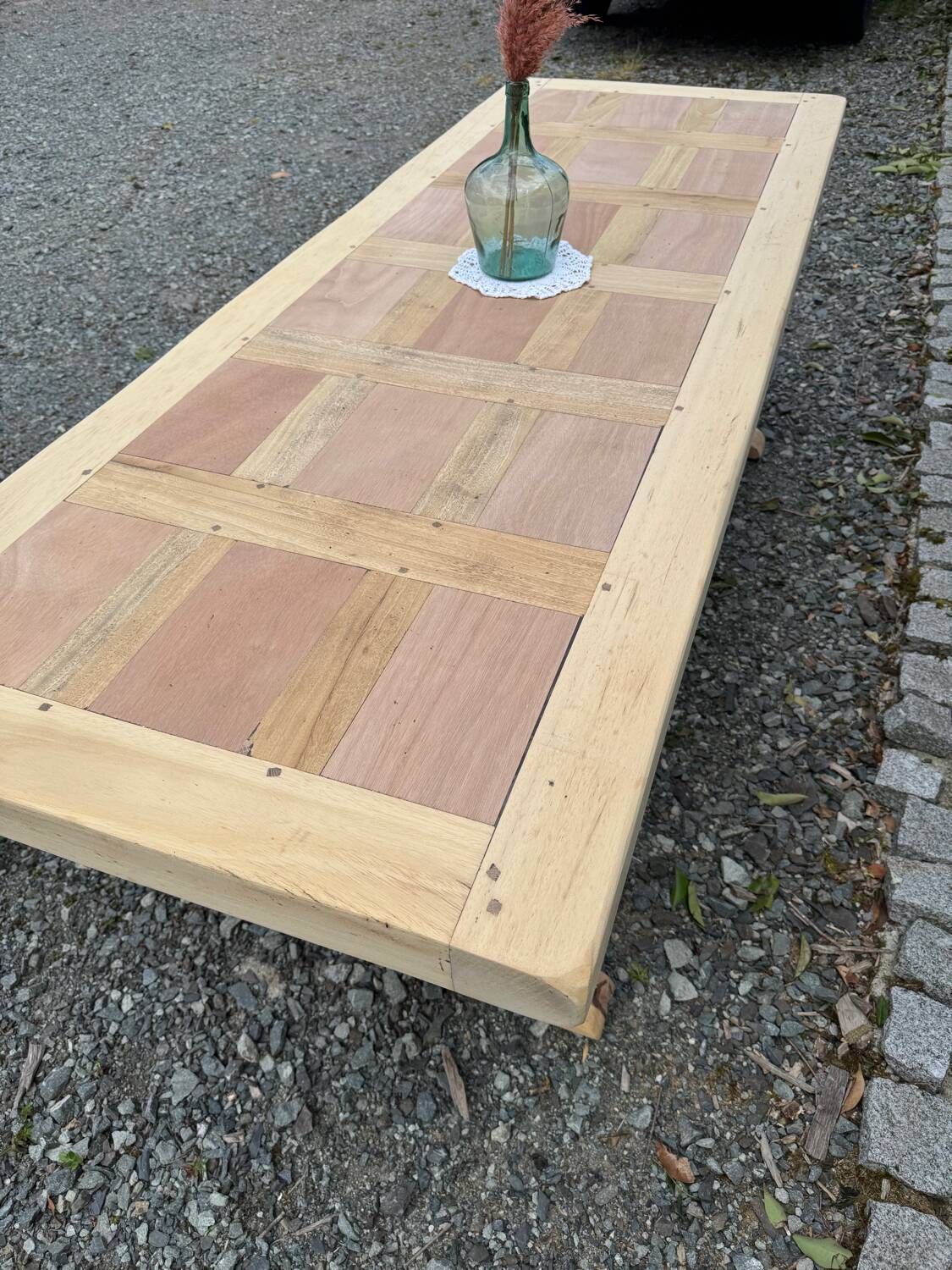 Monastery table stripped.