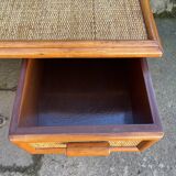 Large rattan desk