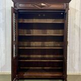 Louis XIII bookcase in walnut from the late 19th century - removable