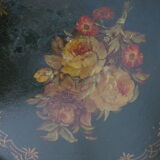 Napoleon III painted metal tray