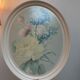Oval flower service tray