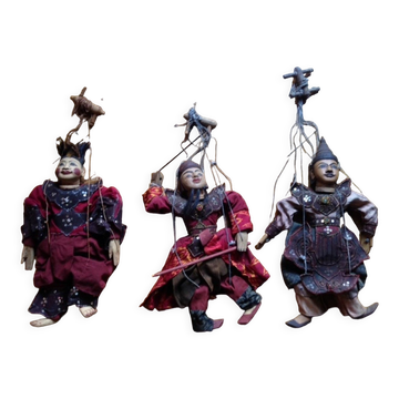 Ancient Burmese puppets