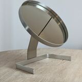 Circular mirror by Pierre Vandel France 70s 47x44cm