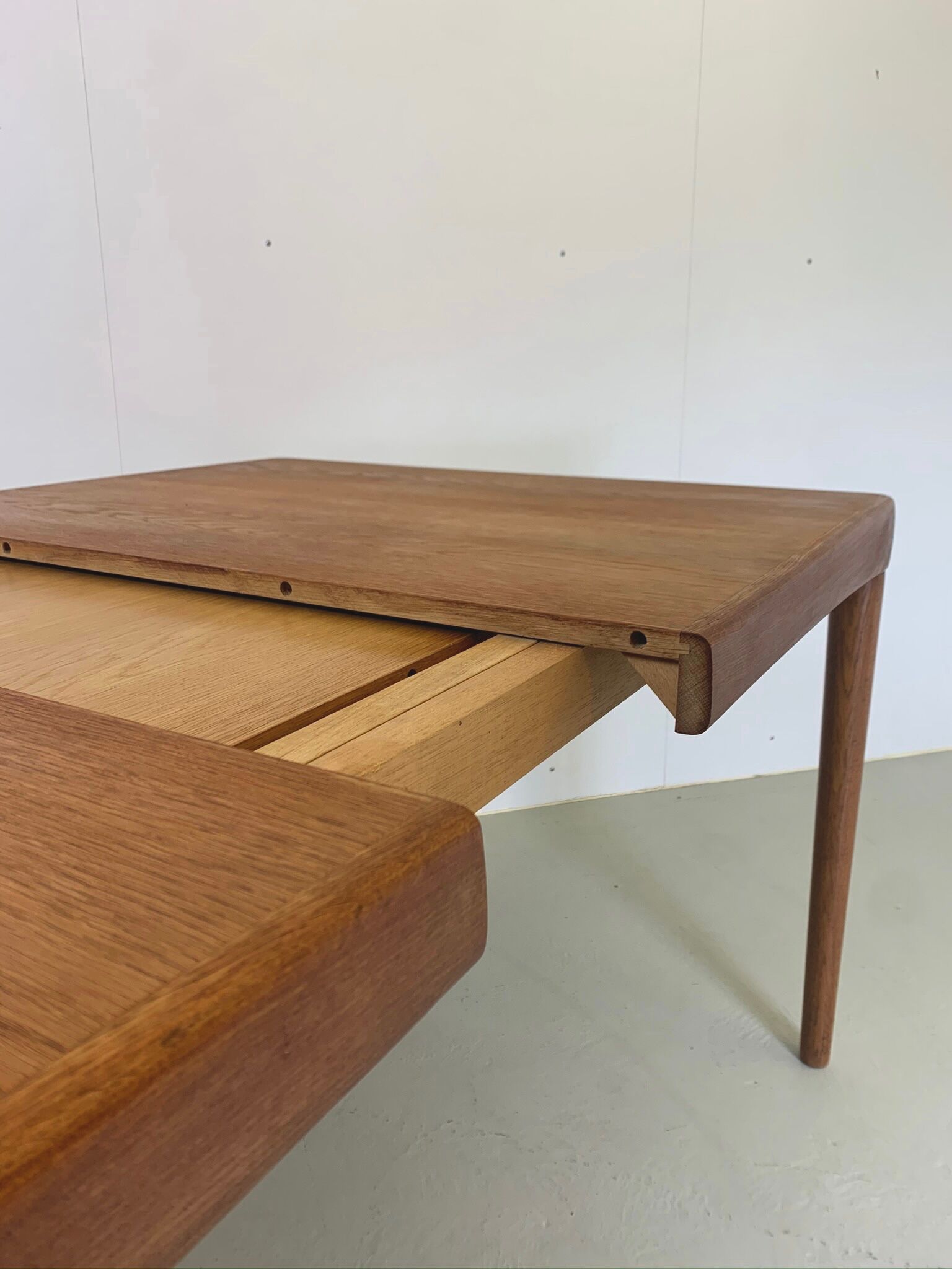 Danish midcentury teak dining set by H. W. Klein for Bramin, 1960s