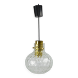 Glass pendant lamp, 1970s