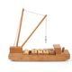 Vintage 60s wooden toy boat by "Sliedrecht"