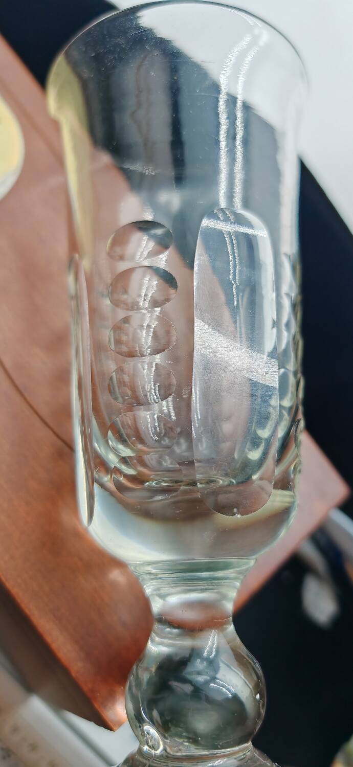 Large 19th century absinthe glass