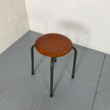 Vintage Industrial Stool Side Table from Marko, 1950s