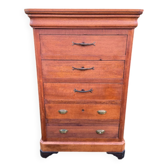 Old oak workshop furniture with drawers