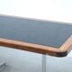 Bureau danois avec dessus en cuir
