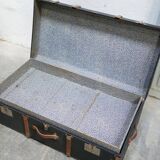Vintage suitcase storage trunk