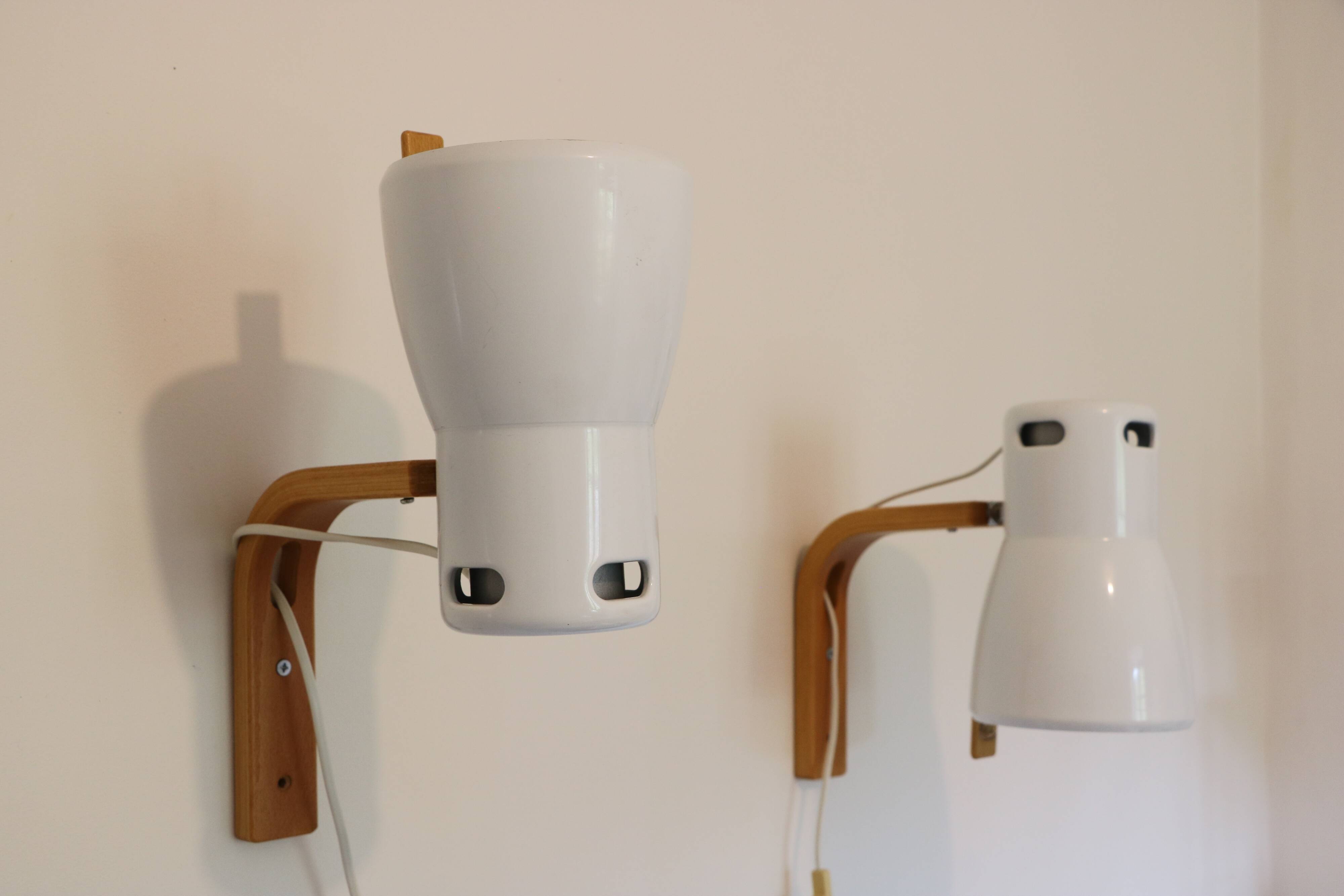 Pair of wall lights by Hans-Agne Jakosson for AB Markaryd, 1970