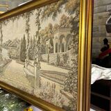 Vintage Aubusson wall tapestry