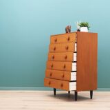 Teak chest of drawers, Danish design, 1960s, production: Denmark