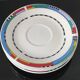Set of small plates, vintage saucers in porcelain.