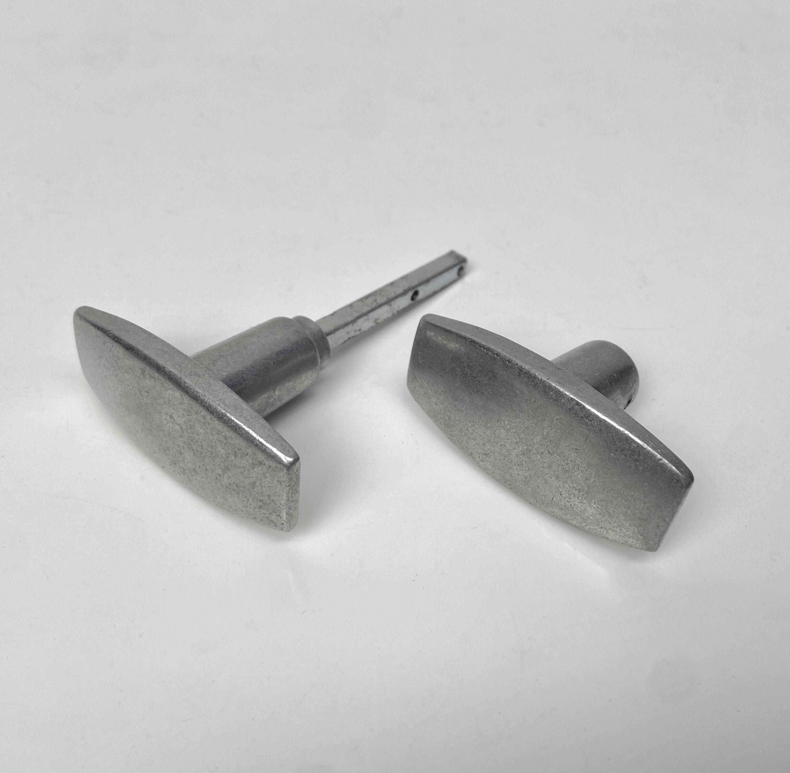 Set of aluminum handles - 15 pair of aluminum handles - industrial design - renovation