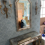 Console avec miroir assorti