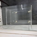 Vintage Plexiglas and Glass Coffee Table by David Lange 1970s