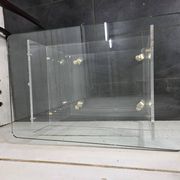 Vintage Plexiglas and Glass Coffee Table by David Lange 1970s
