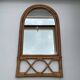 Miroir vintage en bambou