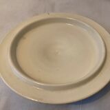 Soup tureen and 6 old Longchamp soup plates, Terre de Fer, Marcel model
