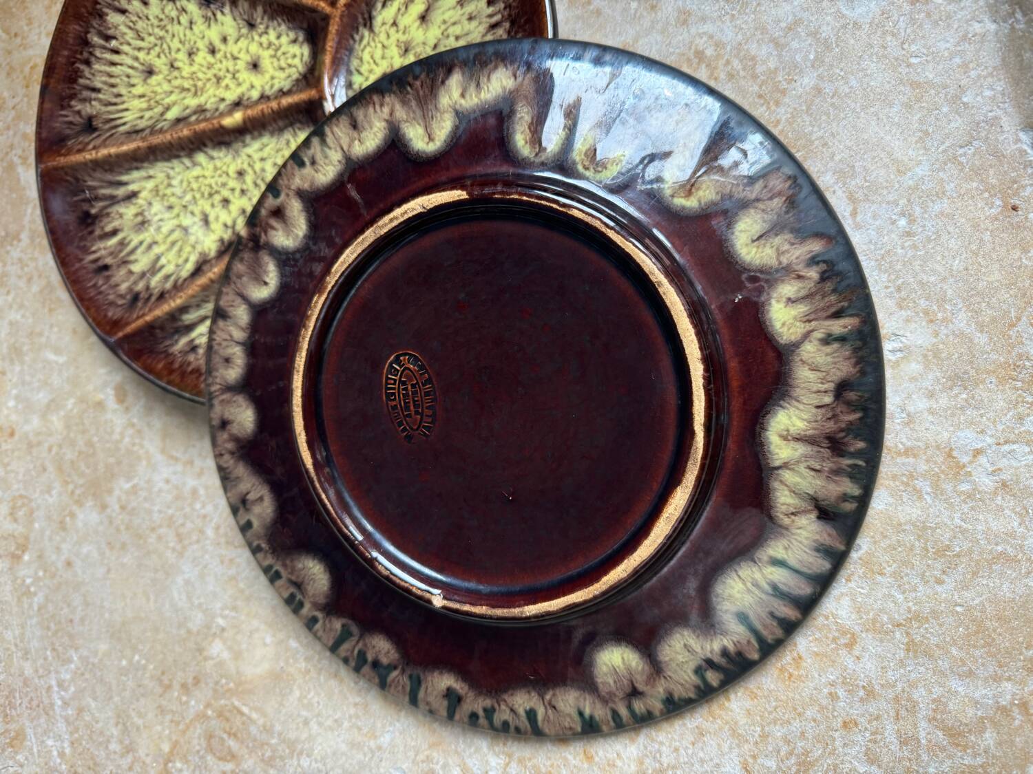 Vallauris fondue plates