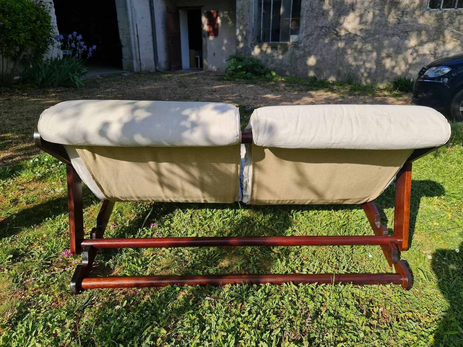 Chilienne double Kon Tiki par Gillis Lundgren pour IKEA, années 1970