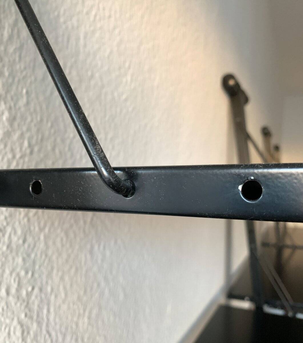 Postmodern Italian graffiti shelf by Rodney Kinsman for Bieffeplast