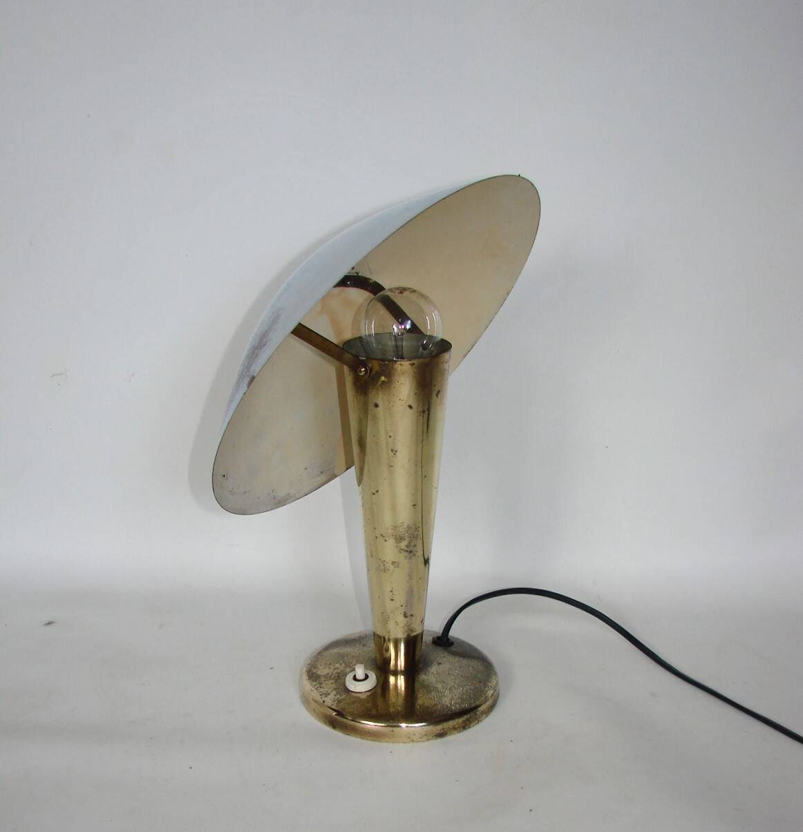 Art deco mushroom lamp, Czechoslovakia 1940's.