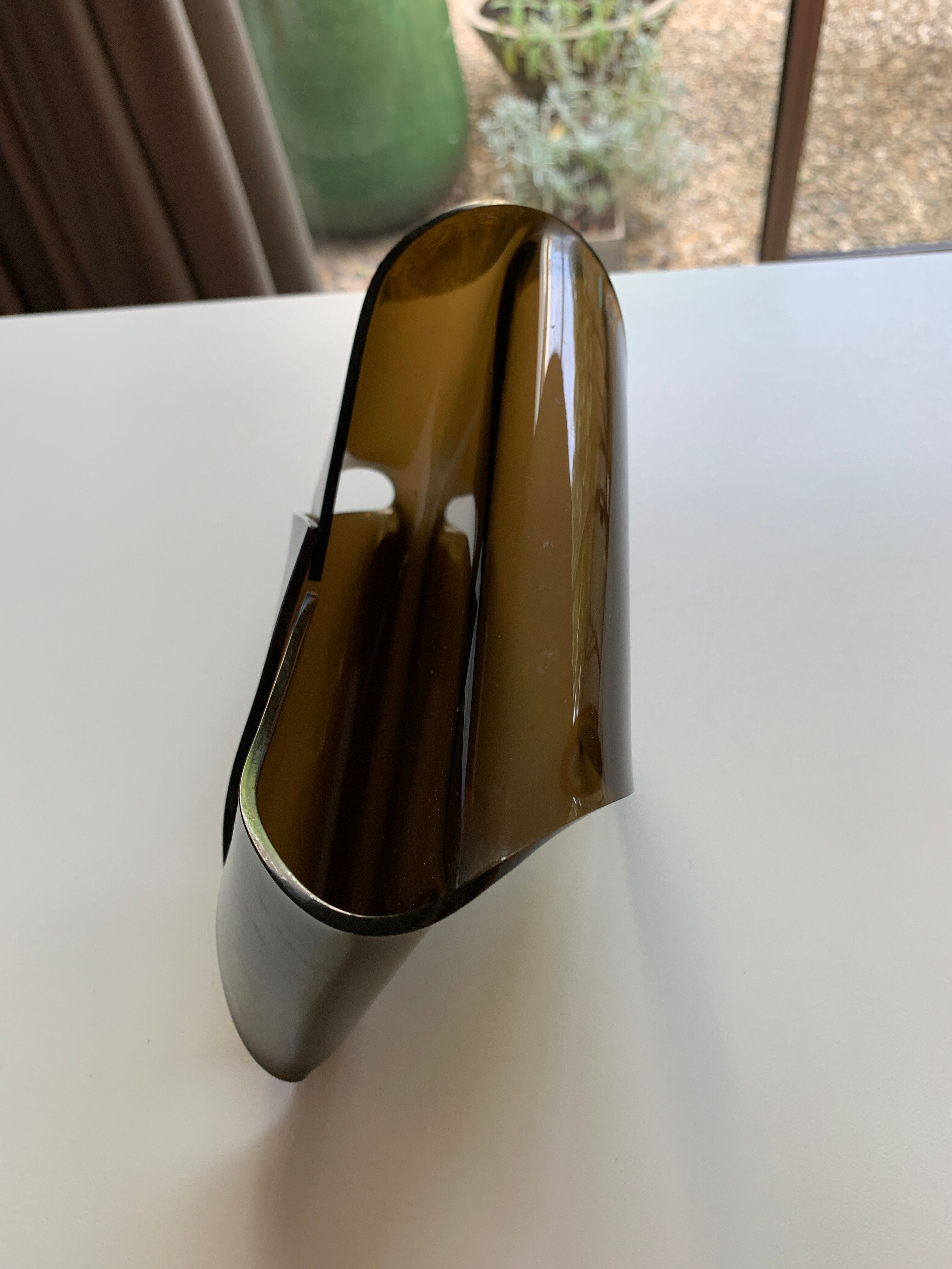 Plexiglas mail holder