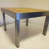 Table basse en céramique "Soleil" de R. Capron et J. Derval  Vallauris