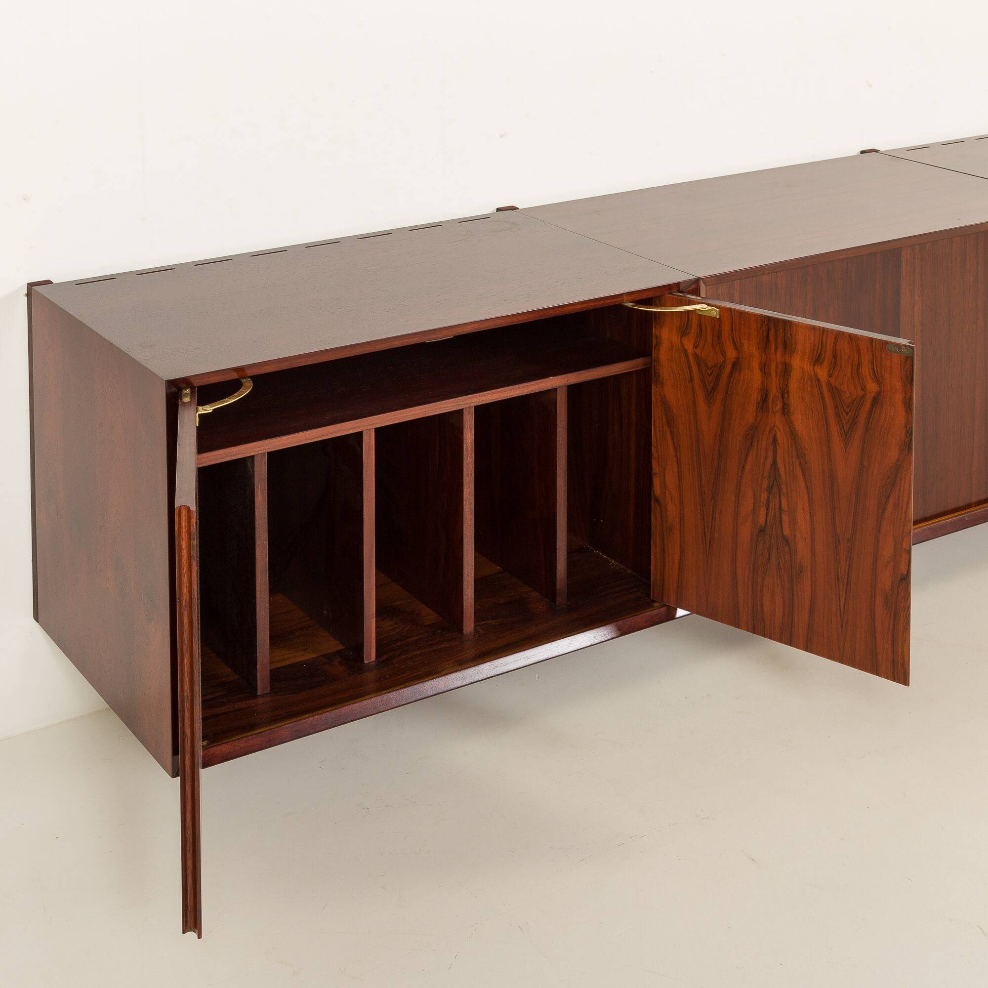 Poul Cadovius floating sideboard in rosewood, 1960s