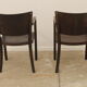 Bentwood writing desk armchairs, 1950s, Czechoslovakia